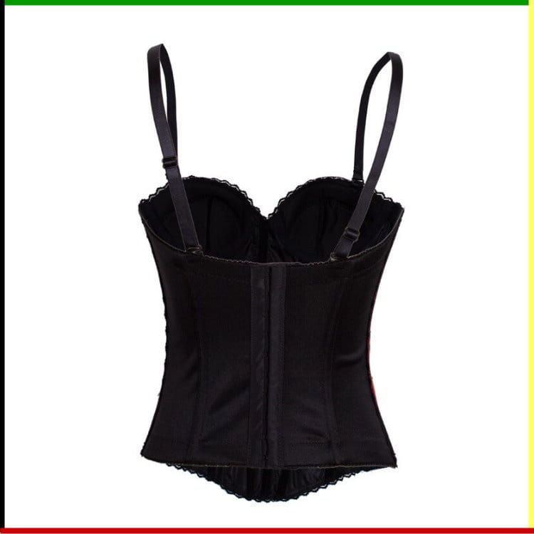 Printed Bustier: Boom Yin Glam - met rhinestones (1)