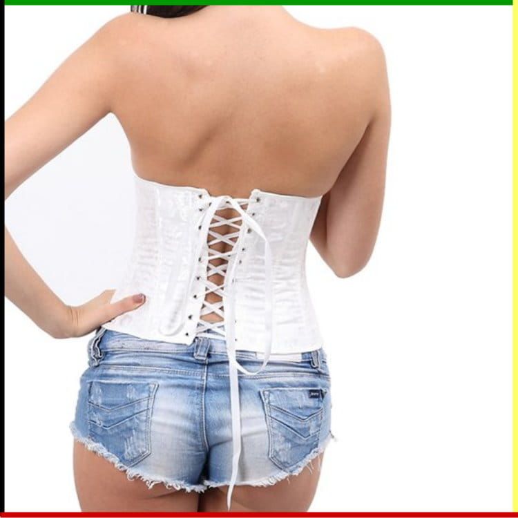 Underbust Bustier: Boom Yin Glam - met bijpassende string (1)