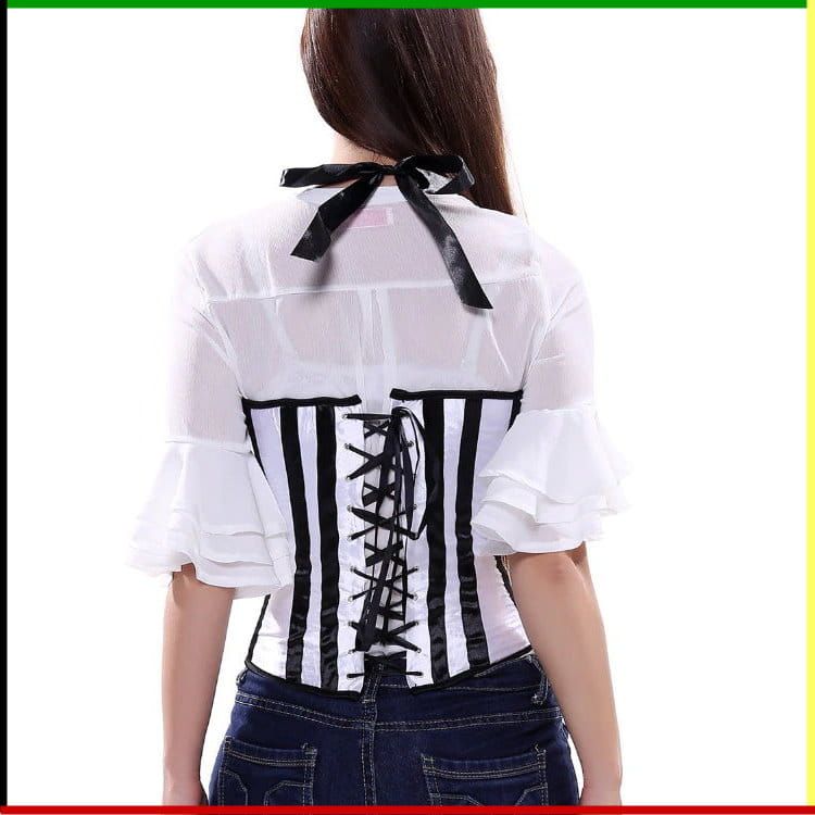 Underbust Bustier: Boom Yin Glam - met nekband (1)