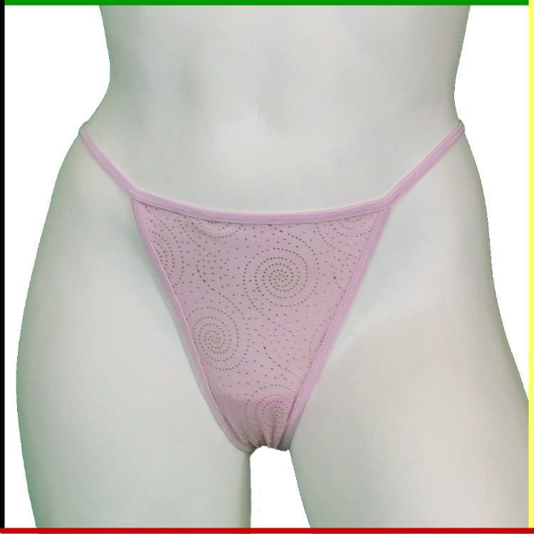 String: No Name - pink with pearls