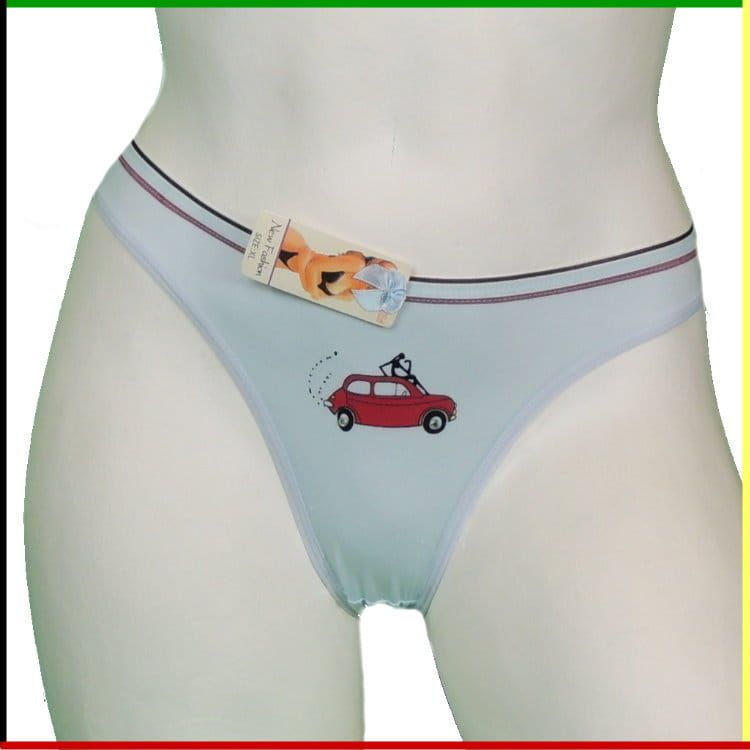 String: Bixtra - blue with red car