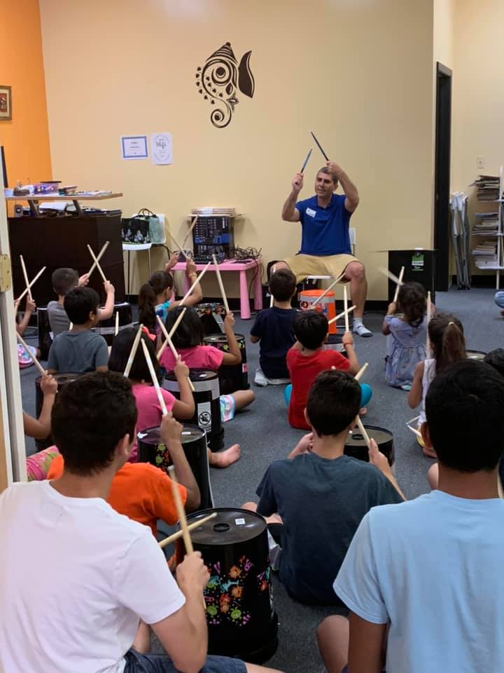 School – Students with Drums Instructor in Rutherford, NJ