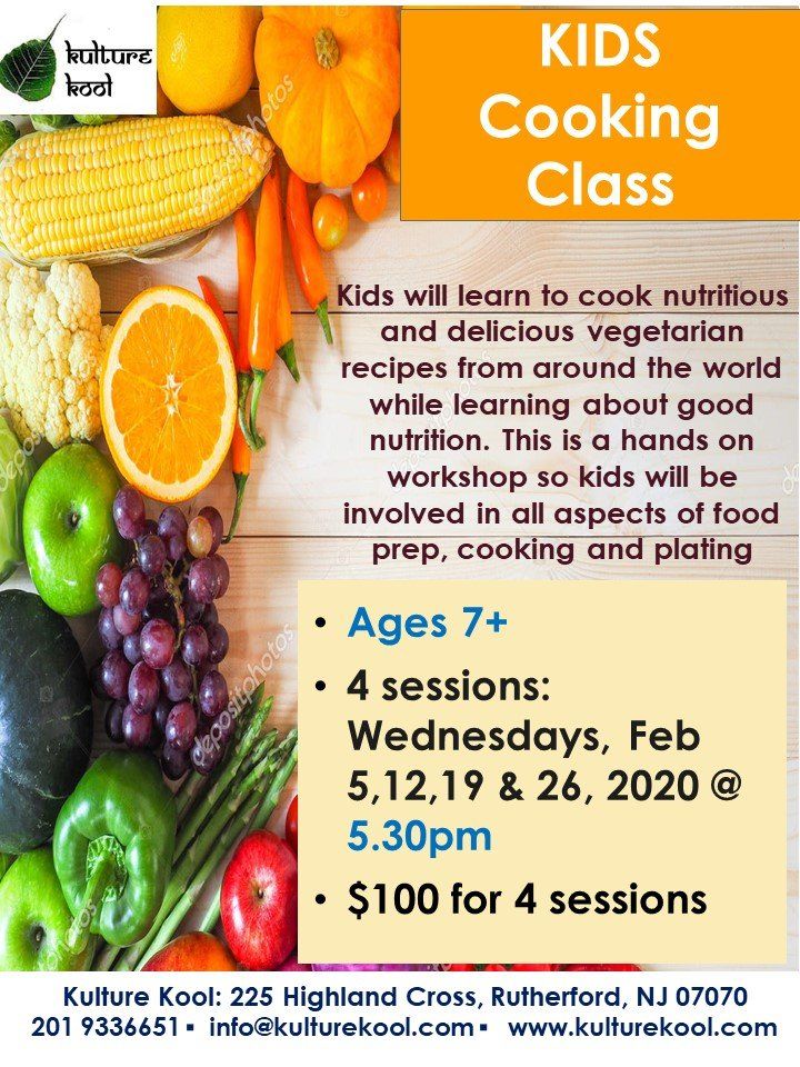 Kids Cooking Class — Rutherford, NJ — Kulture Kool LLC