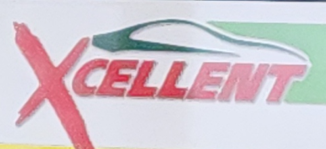 Logo with red "XCELLENT" text and a car graphic on a white and green background.