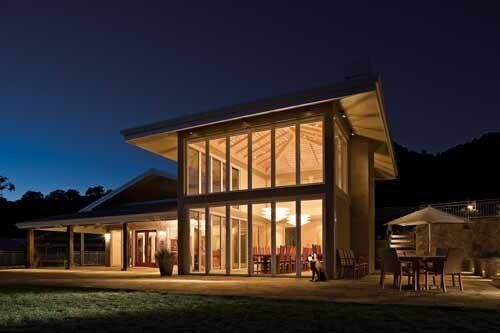 winery lighting exterior