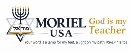 The logo for moriel ministries teaches that god is my teacher