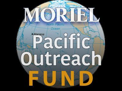 A logo for the moriel pacific outreach fund