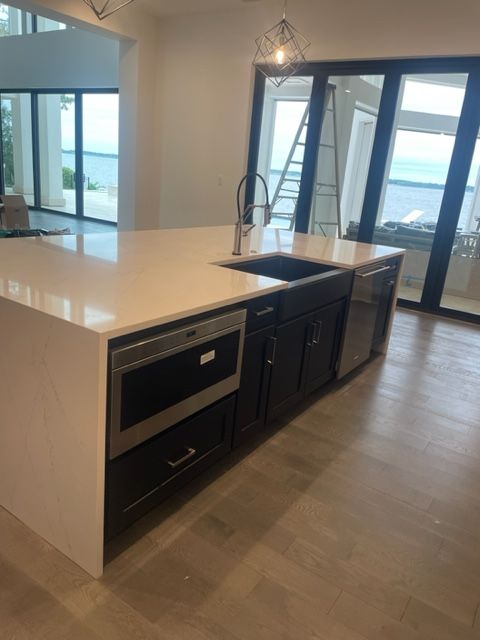 Center Island Kitchen — Virginia Beach, VA — Harbour View Kitchen, Bath, & Flooring