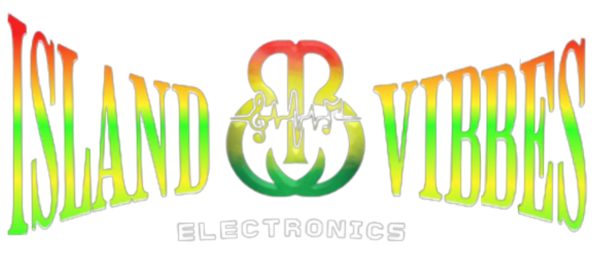 A logo for Island Vibbes Electronics  