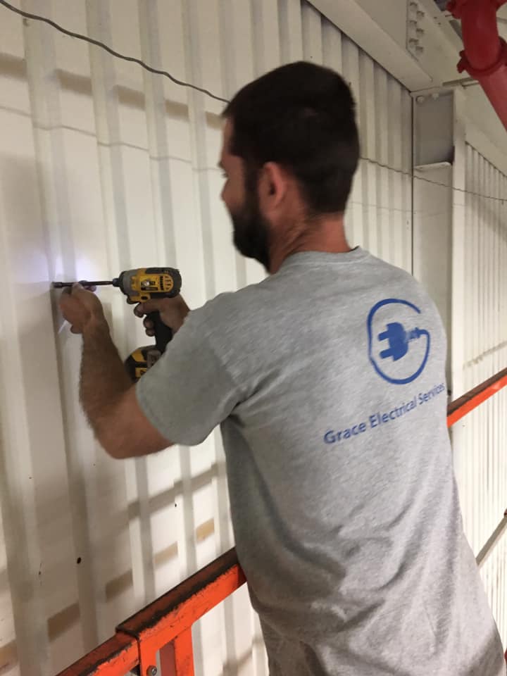 Drilling in Wall — Shrewsbury, PA — Grace Electric & Services
