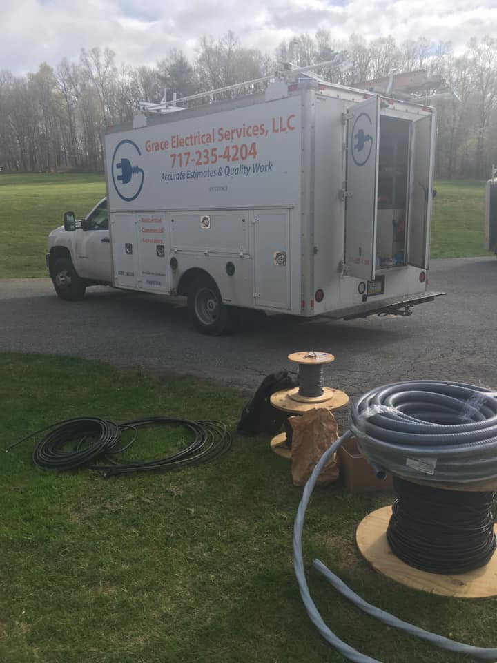 Service Truck — Shrewsbury, PA — Grace Electric & Services