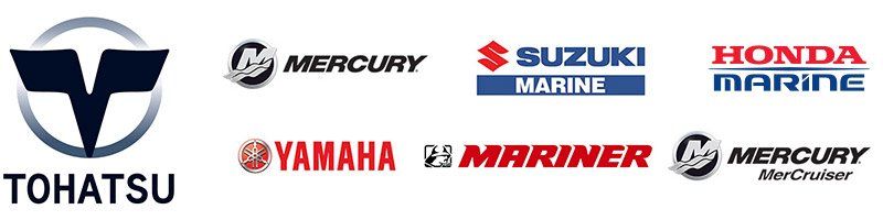 a row of logos for various companies including yamaha suzuki and honda