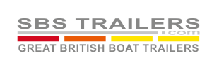 the logo for sbs trailers great british boat trailers .