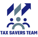 Logo: Three figures under three upward arrows. Text: "Tax Savers Team."
