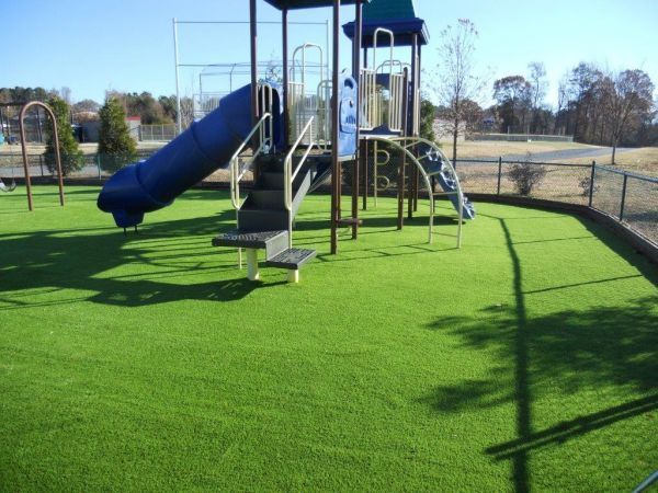 Blue Playground — Matthews, NC — Artificial Turf Products