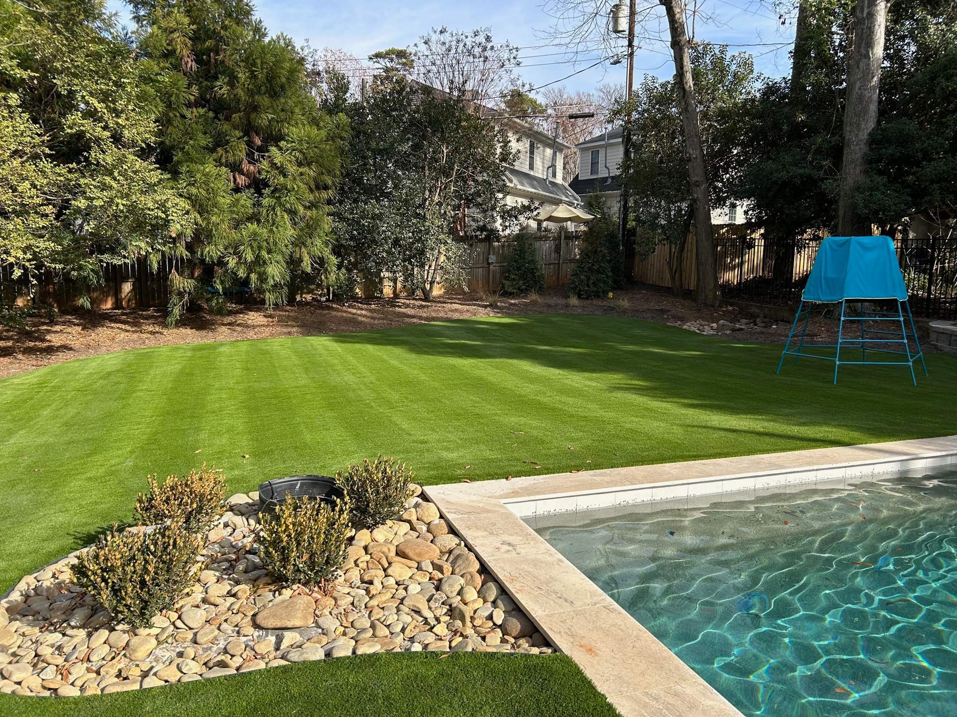 Artificial Turf on Patio Installation — Matthews, NC — Artificial Turf Products