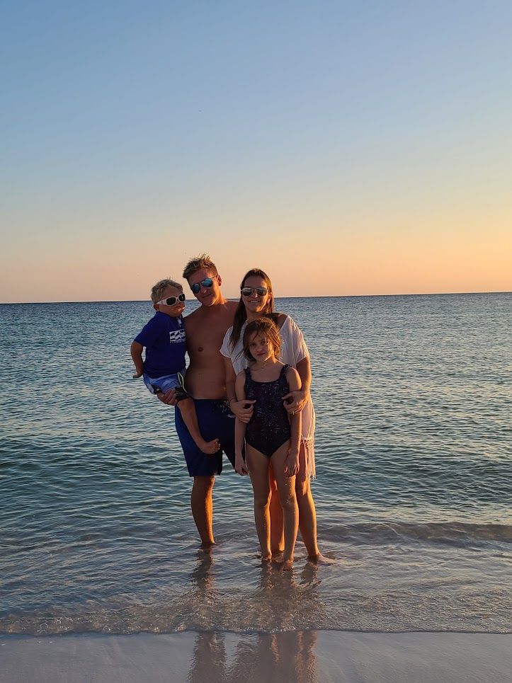 Cole Kubista and family