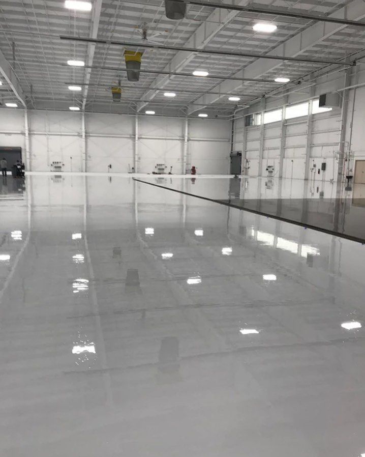 Epoxy Flooring of Warehouse — Oceanside, NY — Industrial Floorworks