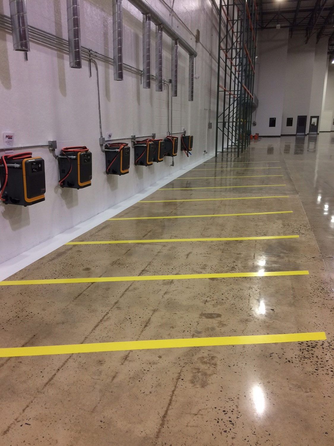Yellow Markings on the Floor — Oceanside, NY — Industrial Floorworks