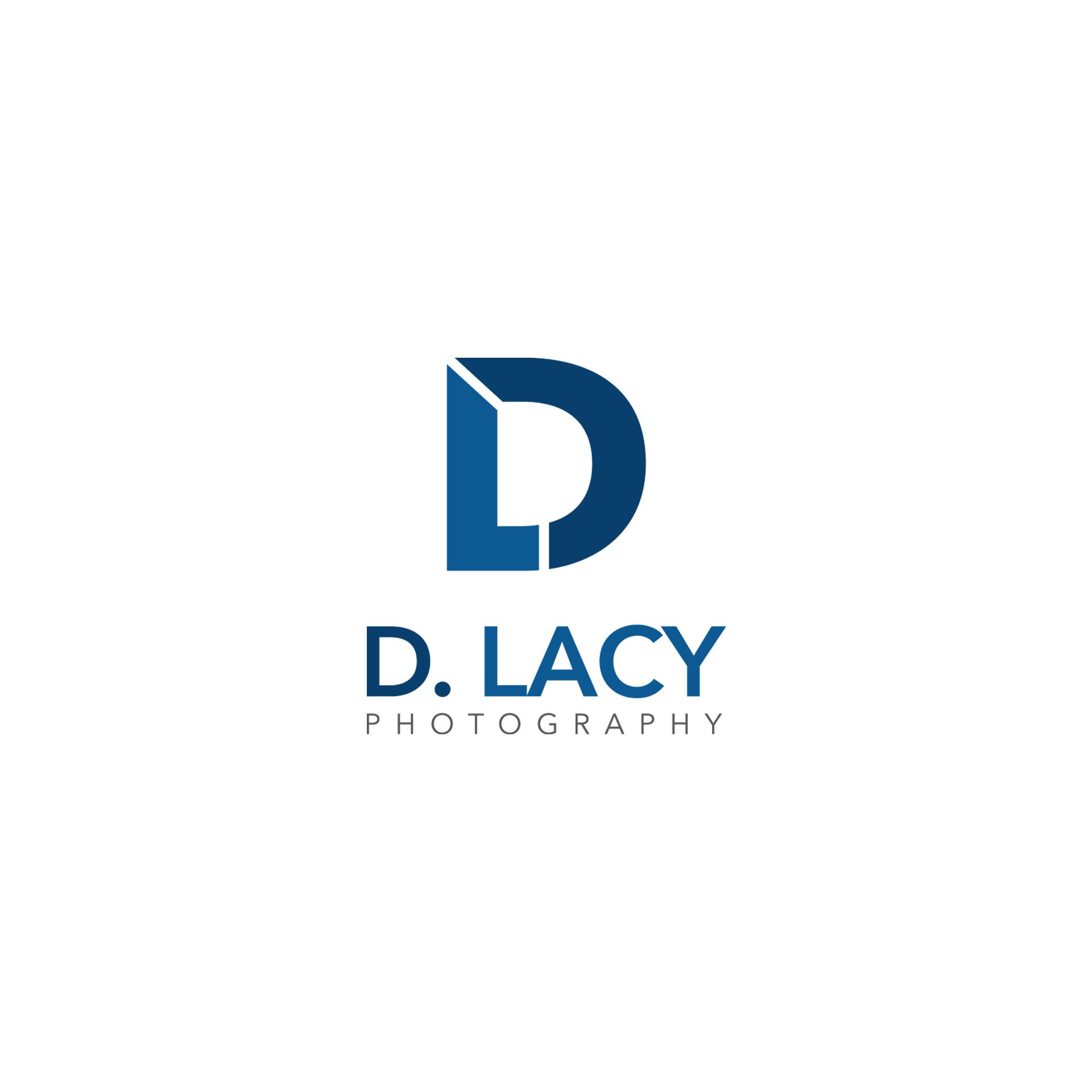 a logo for a photography company called d. lacy photography