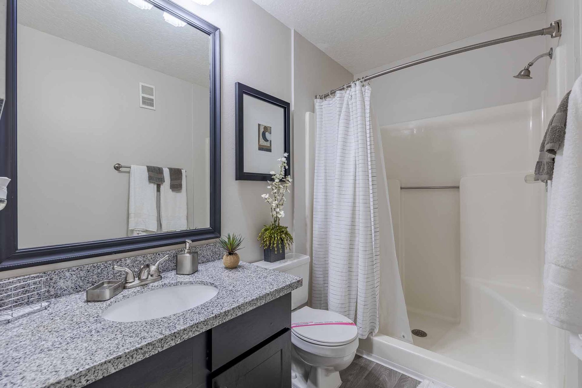 Bathroom at Savannahs at James Landing.