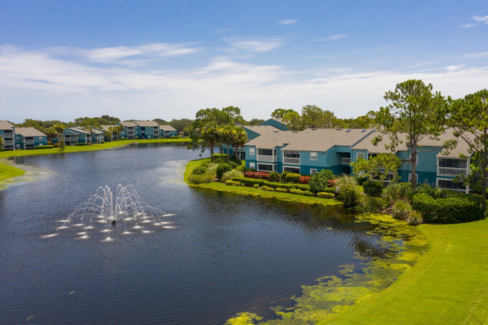 Surrounding lake for lake view living at Savannahs at James Landing.