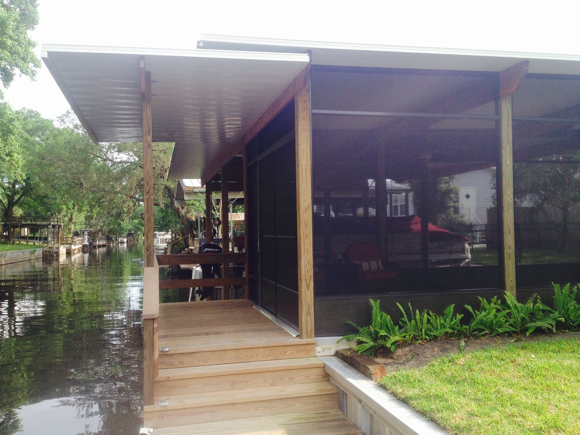 Patio On The Side On River - DeLand, FL - Phelps Aluminum & Supply LLC