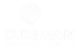 Dunigan logo with a stylized distillery and text.