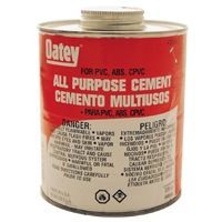 A bottle of all purpose cement cement is on a white background.