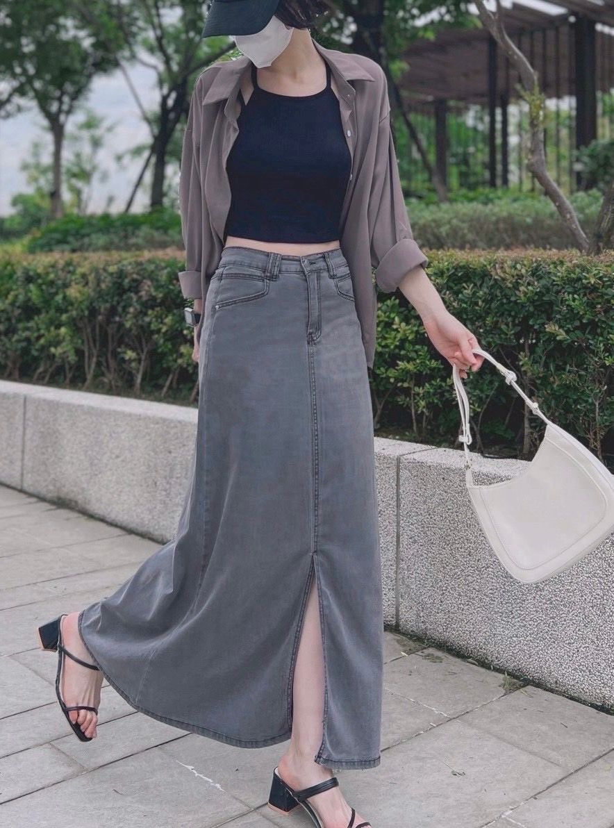 260407涼感牛仔長裙