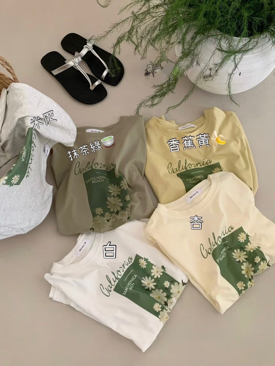 清新小雛菊印花ㄒ恤