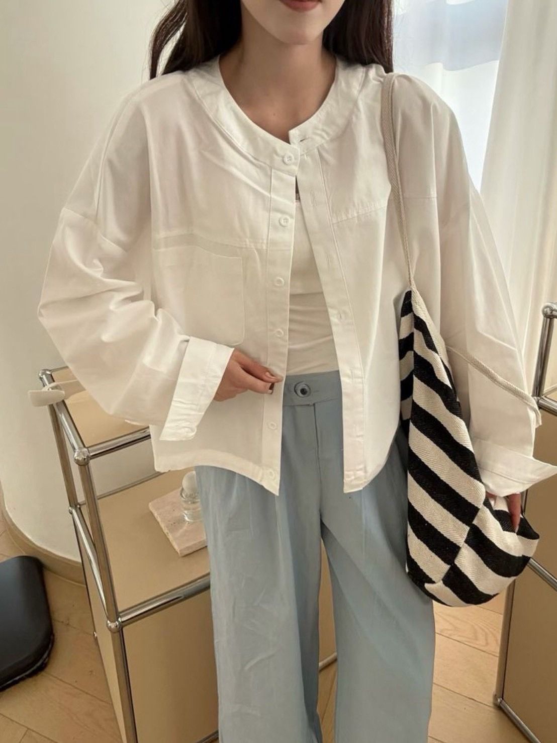 260311涼感輕薄小外套襯衫上衣