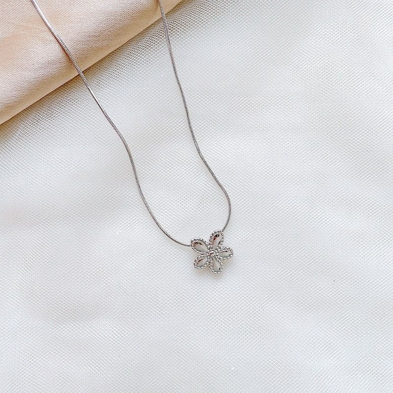 260314簡約鑄造小雛菊項鍊