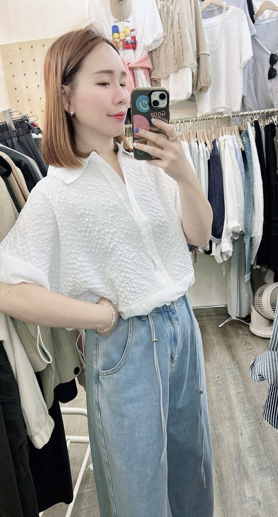 260319泡泡布襯衫