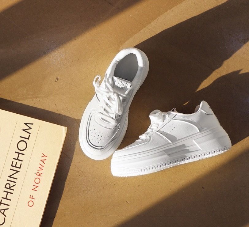 260321正韓日常升級無腦好搭厚底小白鞋