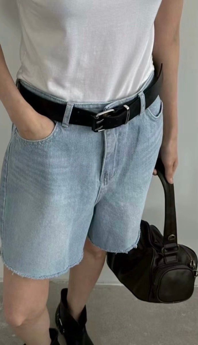 260323附皮帶下抽鬚四分褲