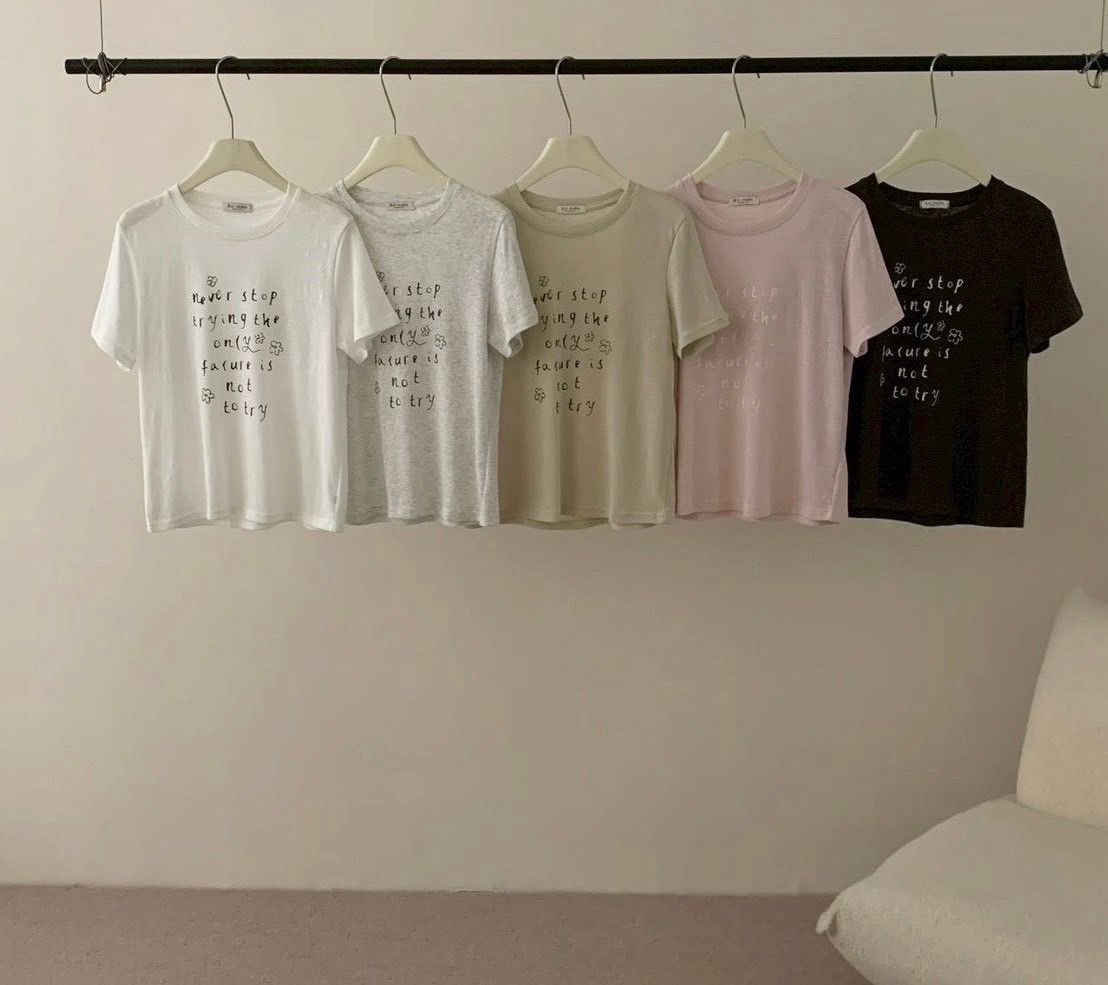 260323英字花朵雪花棉ㄒ恤