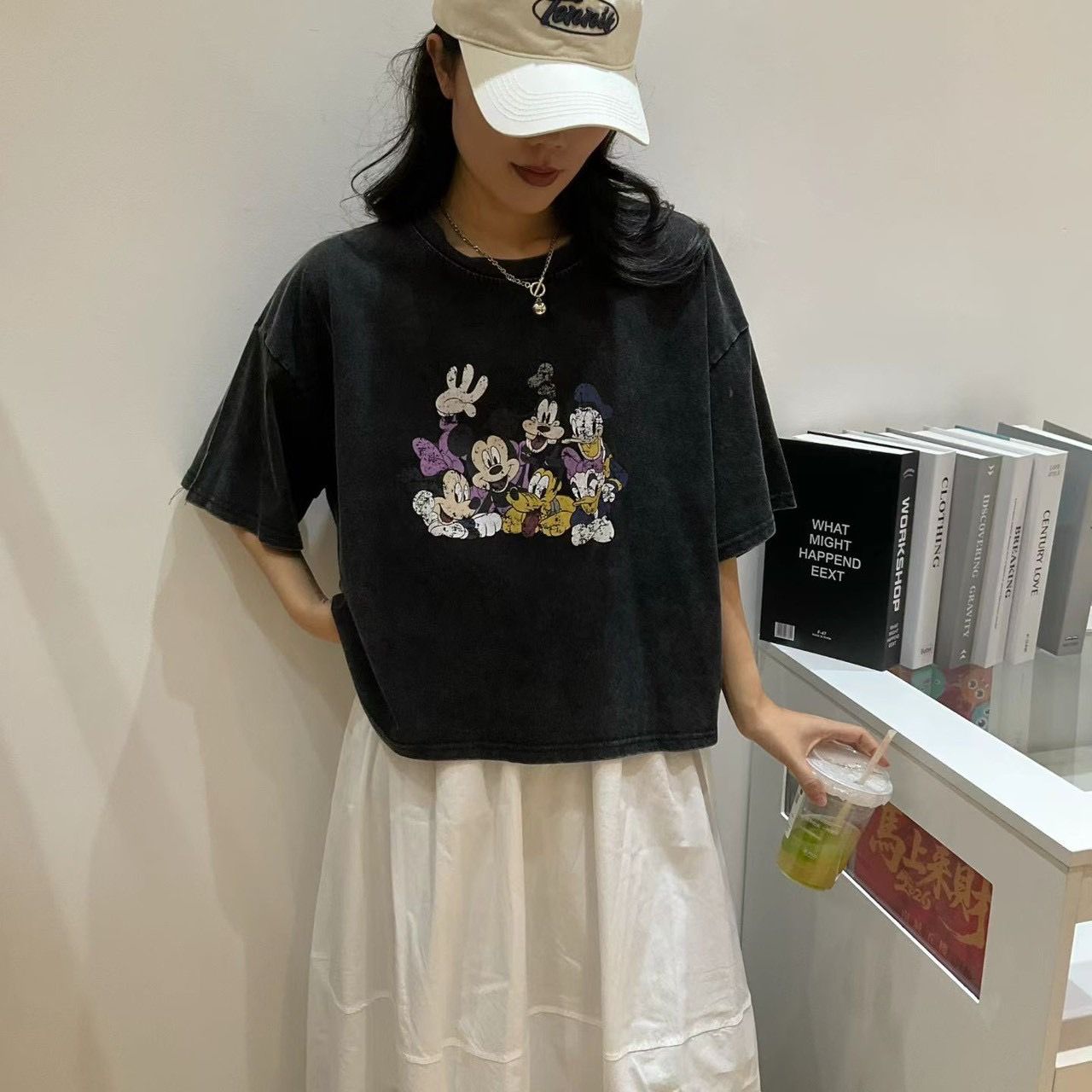 260328高磅水洗棉卡通Q版短T