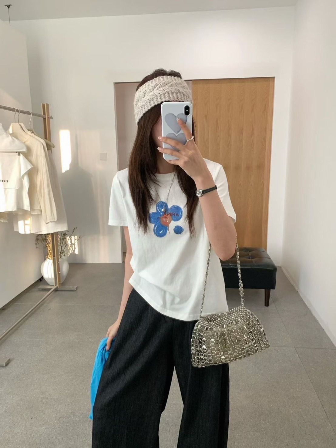260330藍色花朵ㄒ恤