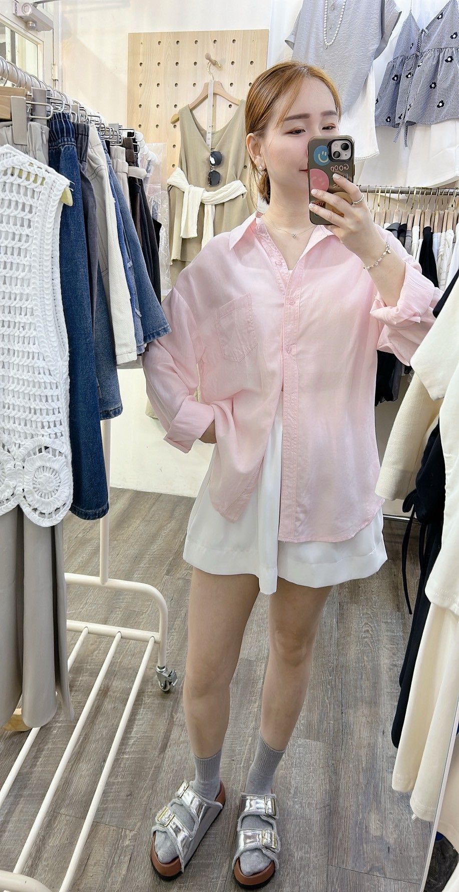 260506微透膚感棉麻材質襯衣