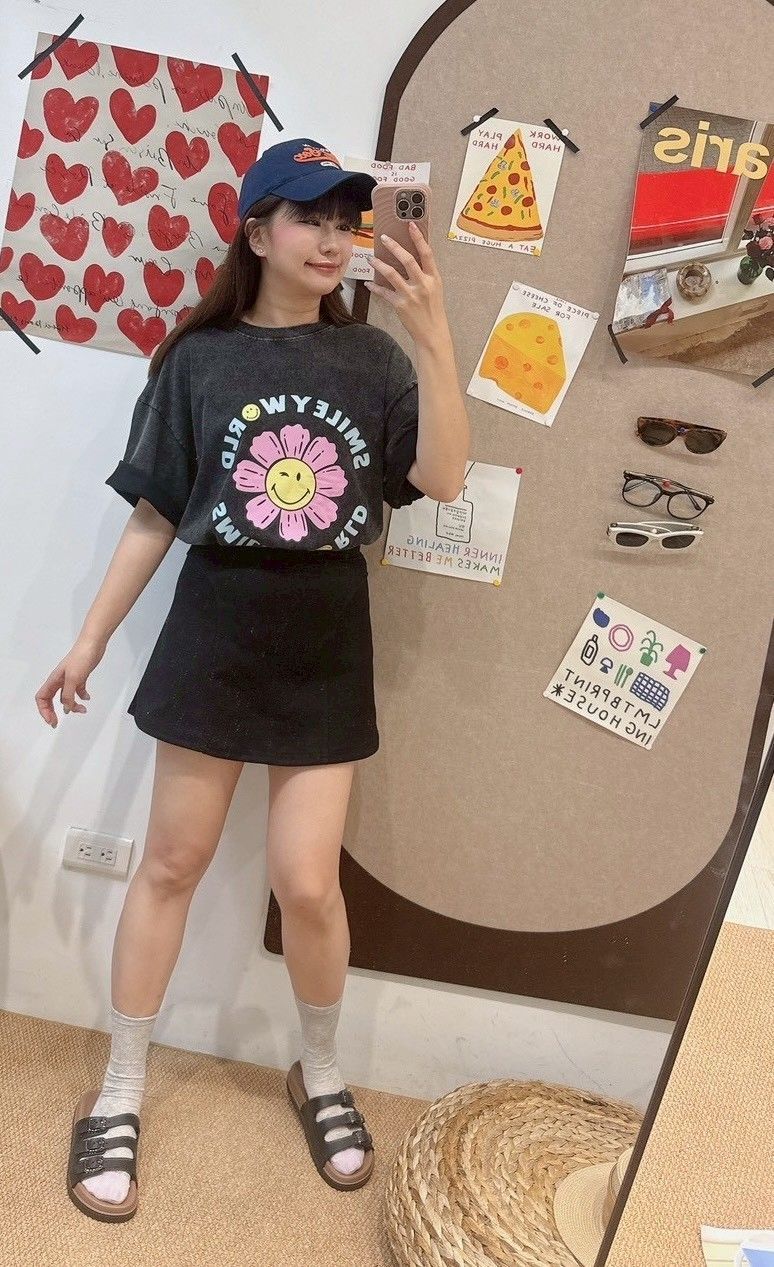 260509Smile World 水洗長版ㄒ恤