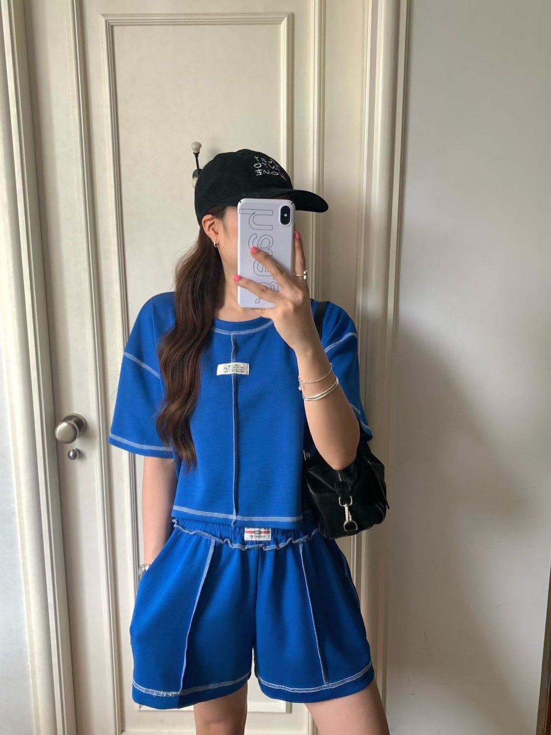 260513撞色車線設計空氣棉套裝
