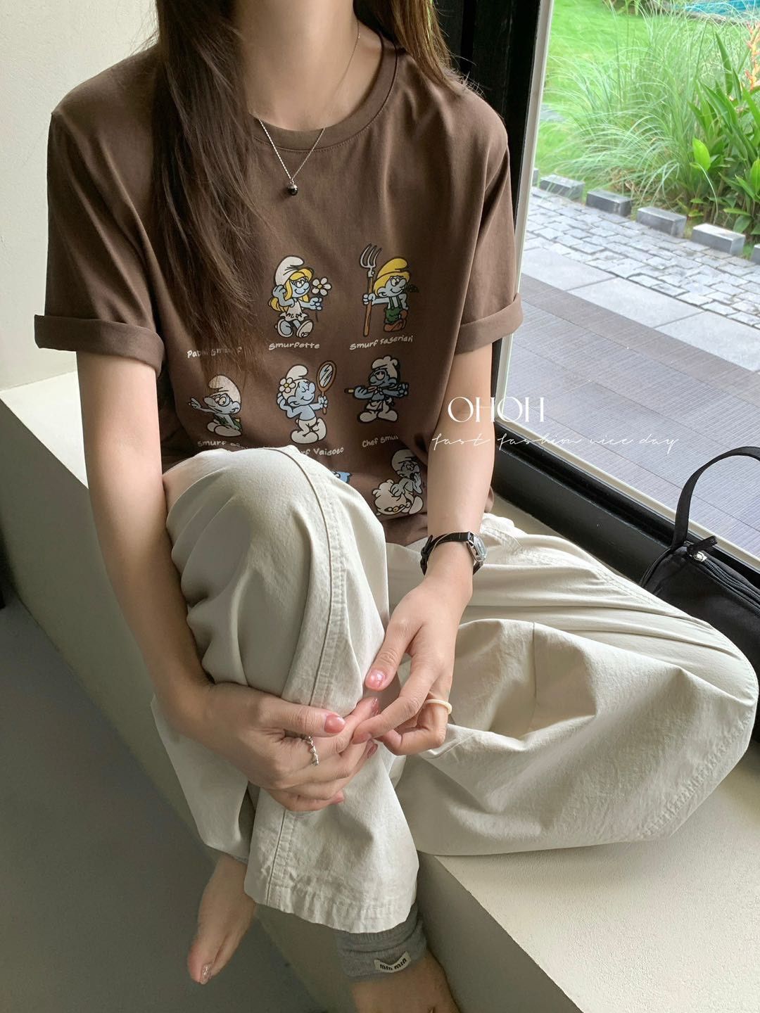 260519趣味藍色小精靈大版ㄒ恤