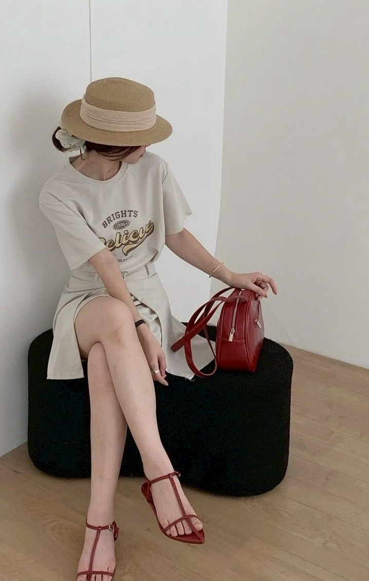 260609曼巴棉印花真兩件屁簾短洋裝