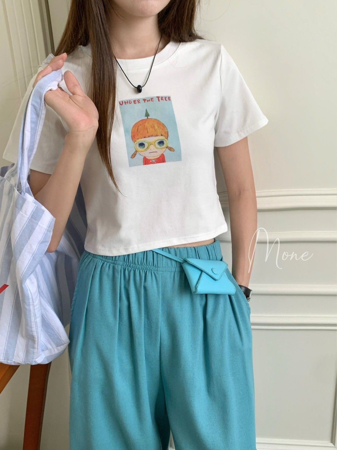 260608搞怪奈良美智短版ㄒ恤