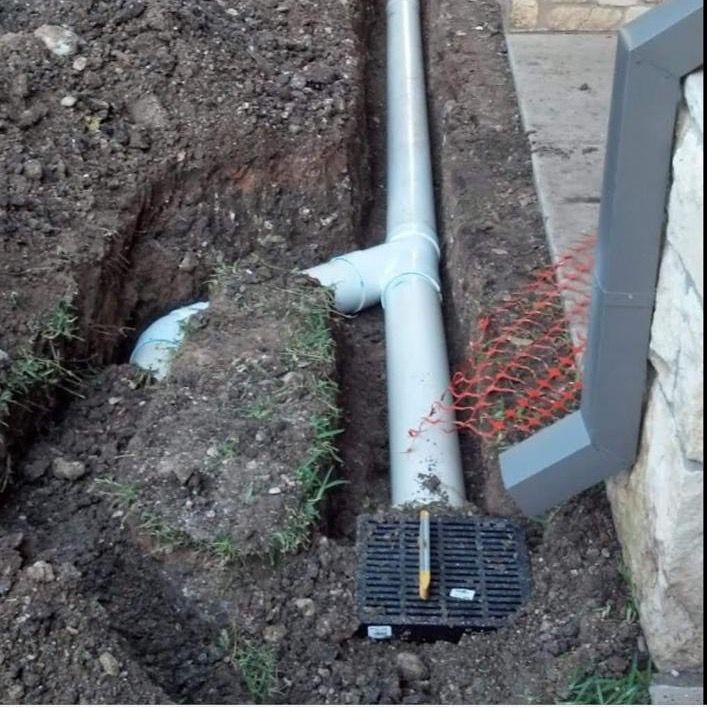 Outdoor Drainage System Contractor Houston Dickinson Texas