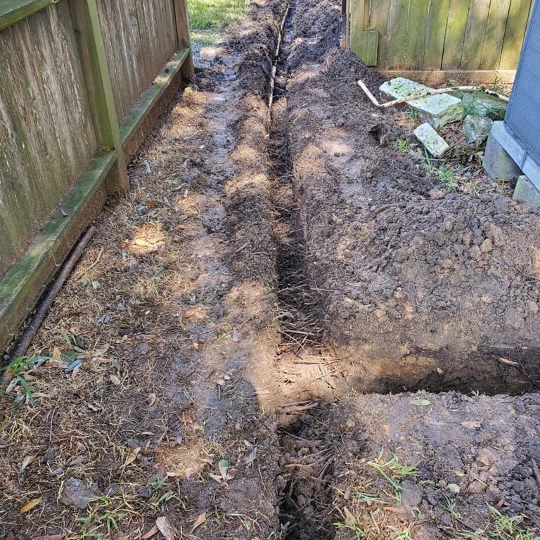 Outdoor Drainage System Company Houston Dickinson Texas