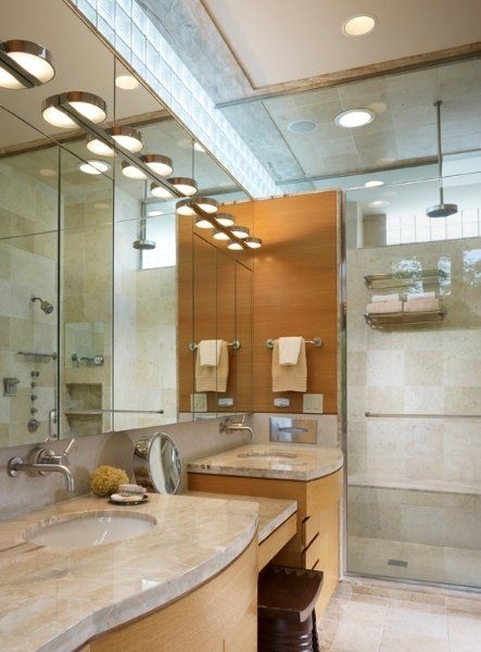 Bauhaus Master Bathroom — Chicago, IL — Allan J. Grant and Associates