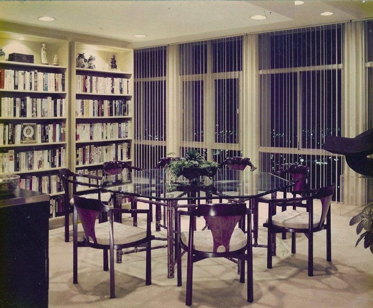 Dining and Library Area — Chicago, IL — Allan J. Grant and Associates