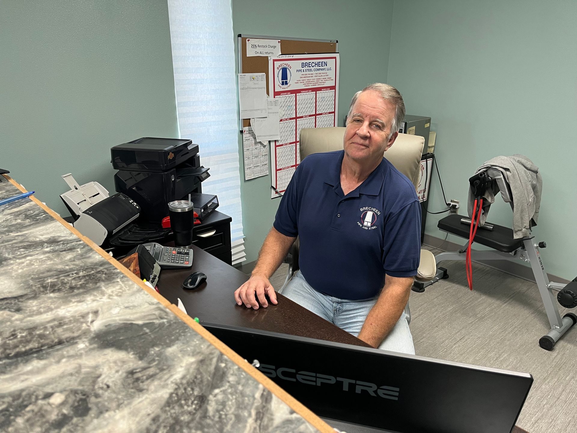 David Courtney — Port Allen, LA — Brecheen Pipe & Steel David Courtney — Port Allen, LA — Brecheen Pipe & Steel